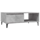 vidaXL betonszürke szerelt fa dohányzóasztal 90 x 60 x 35 cm