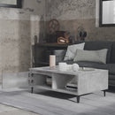 vidaXL betonszürke szerelt fa dohányzóasztal 90 x 60 x 35 cm