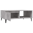 vidaXL betonszürke szerelt fa dohányzóasztal 90 x 60 x 35 cm