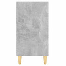 vidaXL betonszürke szerelt fa tálalószekrény 103,5 x 35 x 70 cm