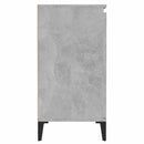 vidaXL betonszürke szerelt fa tálalószekrény 60 x 35 x 70 cm