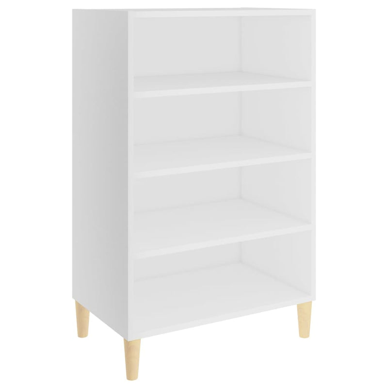vidaXL fehér forgácslap tálalószekrény 57 x 35 x 90 cm