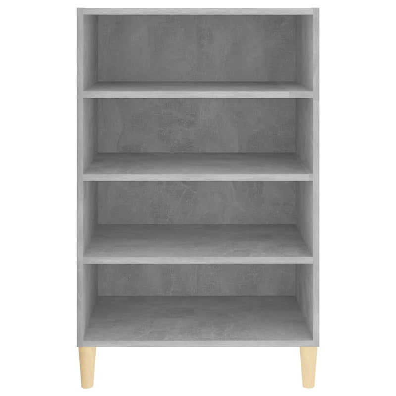 vidaXL betonszürke szerelt fa tálalószekrény 57 x 35 x 90 cm