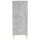 vidaXL betonszürke szerelt fa tálalószekrény 57 x 35 x 90 cm
