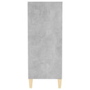 vidaXL betonszürke szerelt fa tálalószekrény 57 x 35 x 90 cm