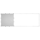 vidaXL ezüstszínű acél kutyakennel 330 x 110 x 110 cm