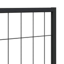 vidaXL Állatketrec ajtó nélkül Fekete 300 x 100 x 70 cm Acél