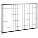 vidaXL Állatketrec ajtó nélkül Fekete 300 x 100 x 70 cm Acél