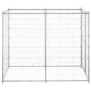 vidaXL kültéri horganyozott acél kutyakennel 110 x 220 x 180 cm