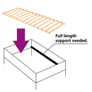 vidaXL 13 léces ágyrács 80 x 200 cm