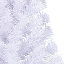 vidaXL fehér PVC fél műkarácsonyfa állvánnyal 120 cm