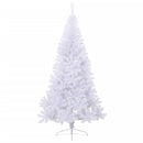 vidaXL fehér PVC fél műkarácsonyfa állvánnyal 210 cm