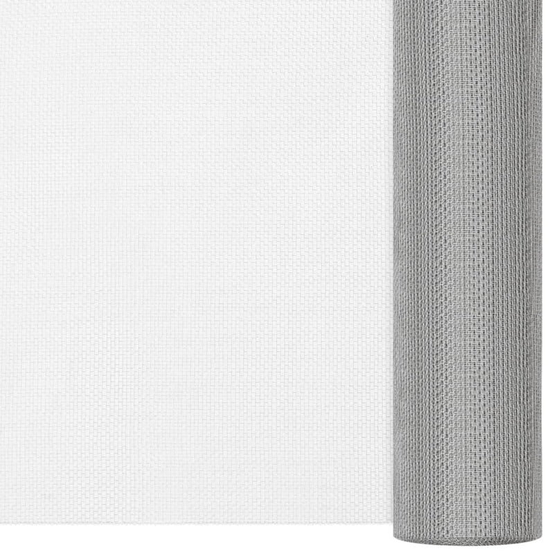 vidaXL ezüstszínű rozsdamentes acélháló 60 x 1000 cm