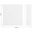 vidaXL ezüstszínű rozsdamentes acélháló 112 x 1000 cm