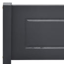 vidaXL szürke tömör fenyőfa ágykeret 100 x 200 cm