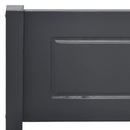 vidaXL szürke tömör fenyőfa ágykeret 200 x 200 cm
