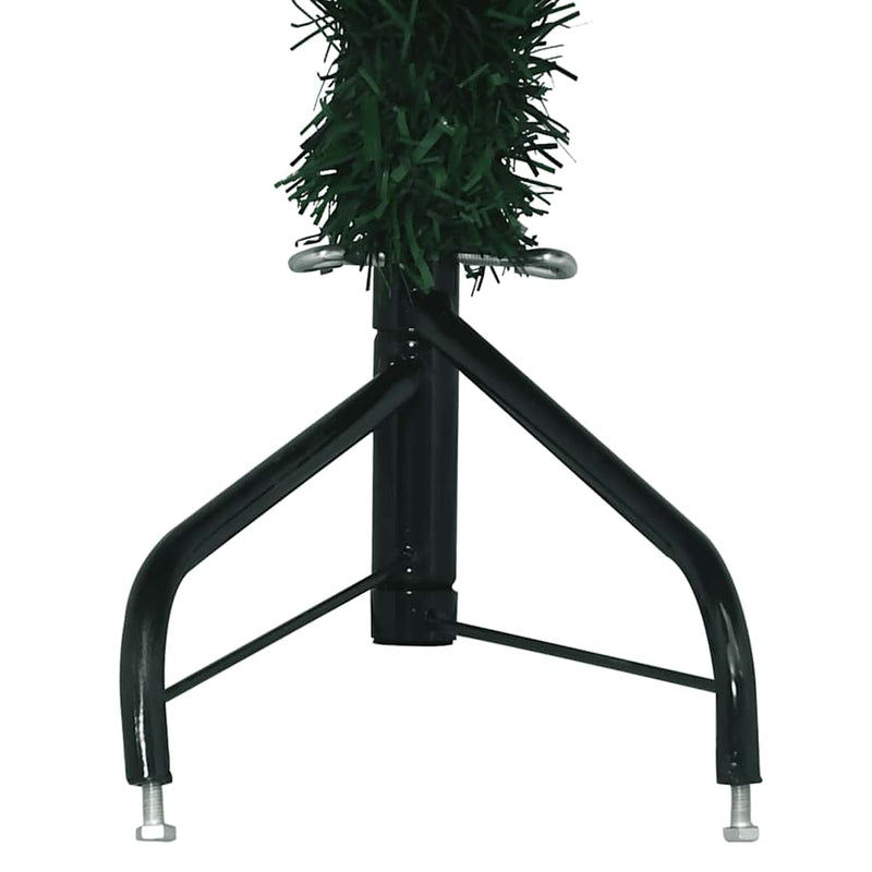 vidaXL zöld PVC sarok műkarácsonyfa 210 cm