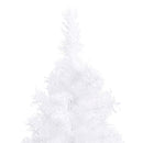 vidaXL Műfenyők PVC, Steel White