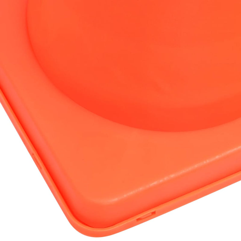 vidaXL 10 db összecsukható közlekedési bója 42 cm