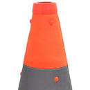 vidaXL 10 db összecsukható közlekedési bója 42 cm