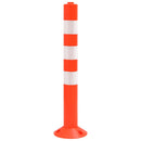vidaXL 10 db PE forgalomterelő oszlop 75 cm