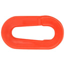 vidaXL 4 db polietilén terelőoszlop lánccal 75 cm