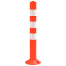 vidaXL 10 db polietilén forgalomterelő oszlop lánccal 75 cm