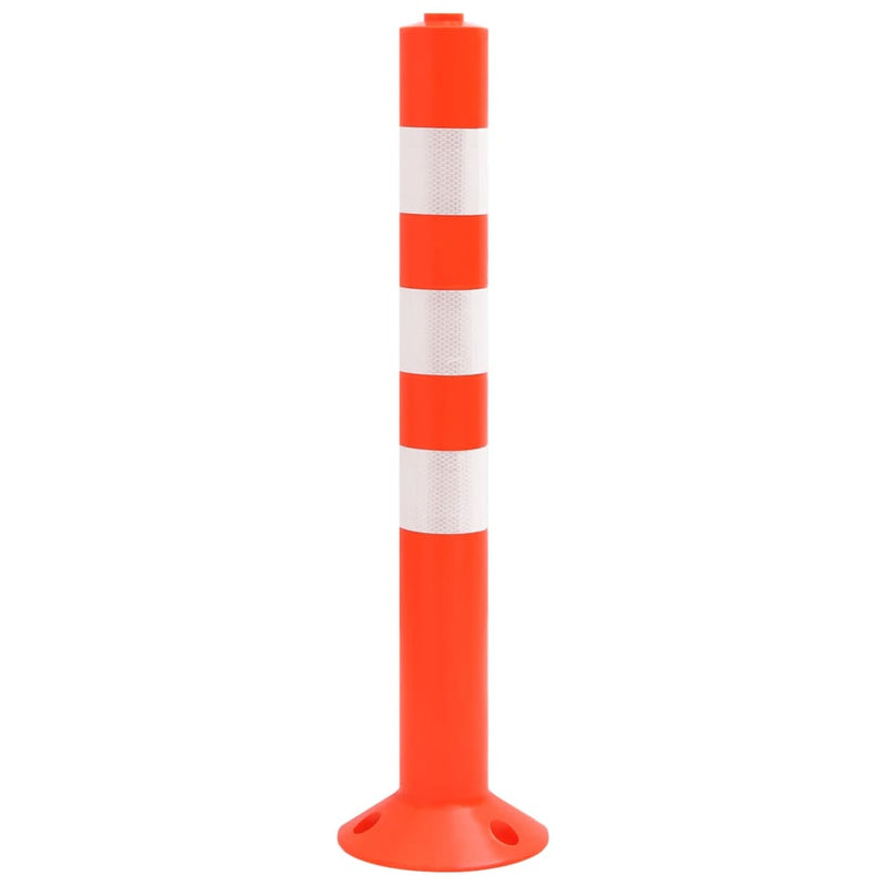 vidaXL 10 db polietilén forgalomterelő oszlop lánccal 75 cm