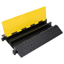 vidaXL 2 csatornás gumi kábeltaposó 90 cm