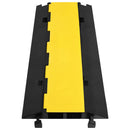 vidaXL 2 csatornás gumi kábeltaposó 100 cm