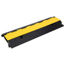 vidaXL 2 db 2 csatornás gumi kábeltaposó 100 cm