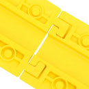 vidaXL 4 db sárga kábeltaposó 98,5 cm
