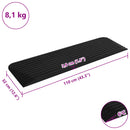 vidaXL 2 db gumi küszöbrámpa 110 x 32 x 3,8 cm