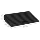 vidaXL 2 db gumi járdaszegélyrámpa 50 x 30 x 11 cm