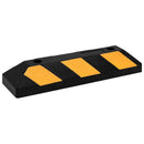 vidaXL 2 db gumi fényvisszaverő parkolóütköző 56 x 15 x 10 cm