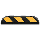 vidaXL 2 db gumi fényvisszaverő parkolóütköző 56 x 15 x 10 cm