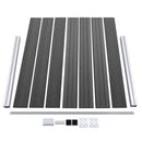 vidaXL fekete WPC kerítéspanelszett 699 x 146 cm