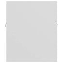 vidaXL fehér szerelt fa mosdószekrény beépített mosdókagylóval