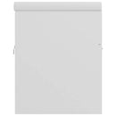 vidaXL fehér szerelt fa mosdószekrény beépített mosdókagylóval