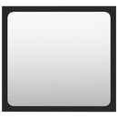 vidaXL fekete forgácslap fürdőszobai bútorszett