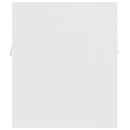 vidaXL fehér forgácslap fürdőszobai bútorszett