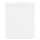 vidaXL fehér szerelt fa mosdószekrény beépített mosdókagylóval