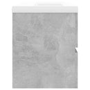 vidaXL betonszürke szerelt fa mosdószekrény beépített mosdókagylóval