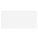 vidaXL fehér szerelt fa mosdószekrény beépített mosdókagylóval