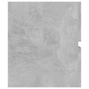 vidaXL betonszürke szerelt fa mosdószekrény beépített mosdókagylóval