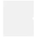 vidaXL fehér szerelt fa mosdószekrény beépített mosdókagylóval