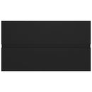 vidaXL fekete szerelt fa mosdószekrény beépített mosdókagylóval