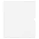 vidaXL fehér szerelt fa fürdőszobai bútorszett