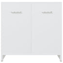 vidaXL 4 részes fehér fürdőszobai bútorszett