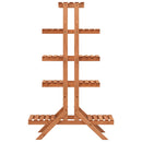 vidaXL tömör fenyőfa virágtartó állvány 83 x 25 x 132 cm